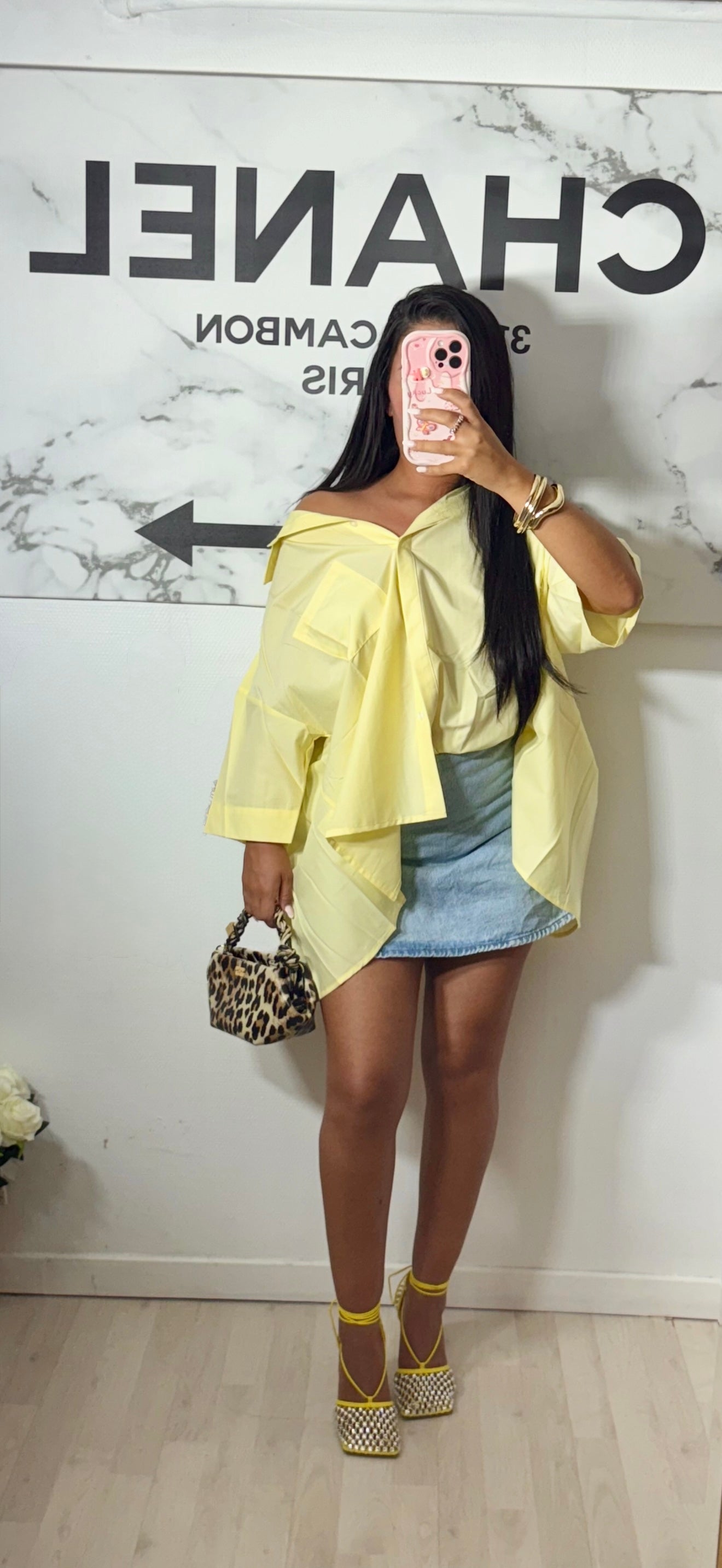 Chemise jaune Kimmy