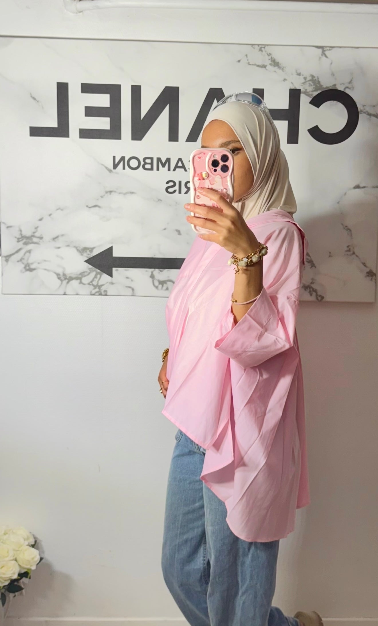 Chemise rose Kimmy