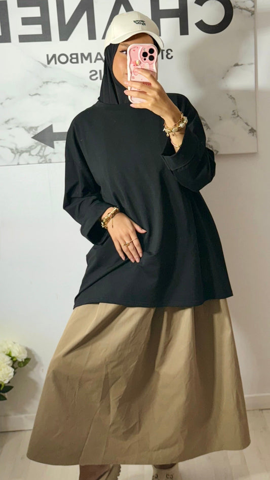 T-shirt Oversize noir