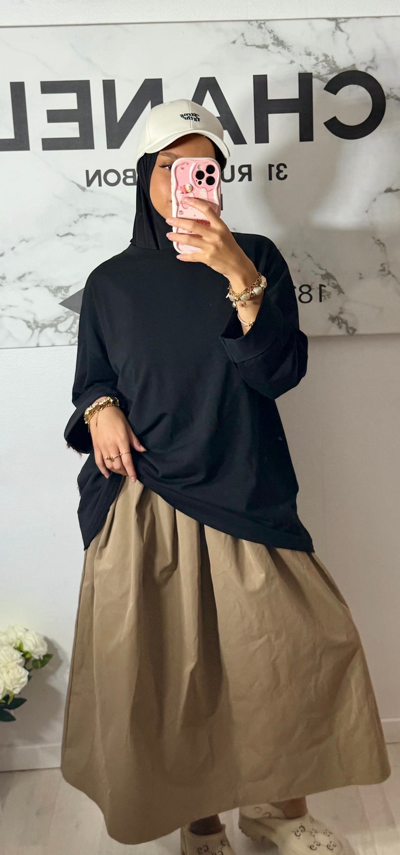 T-shirt Oversize noir