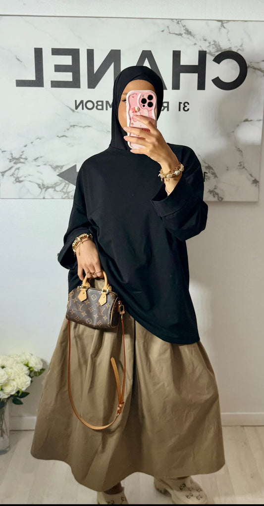 T-shirt Oversize noir