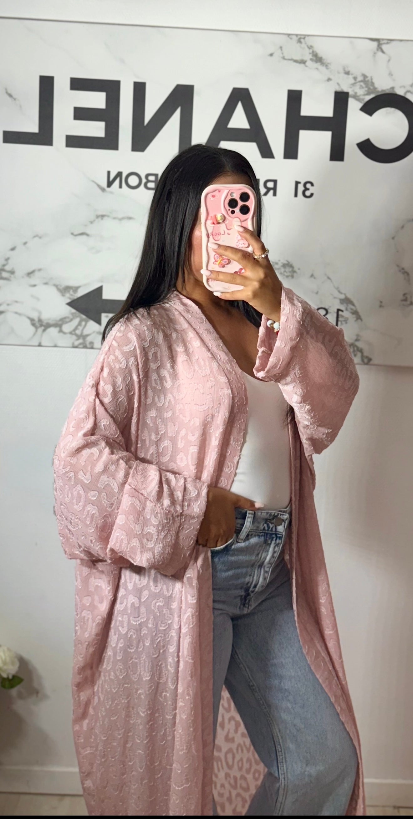 Kimono rose JADE