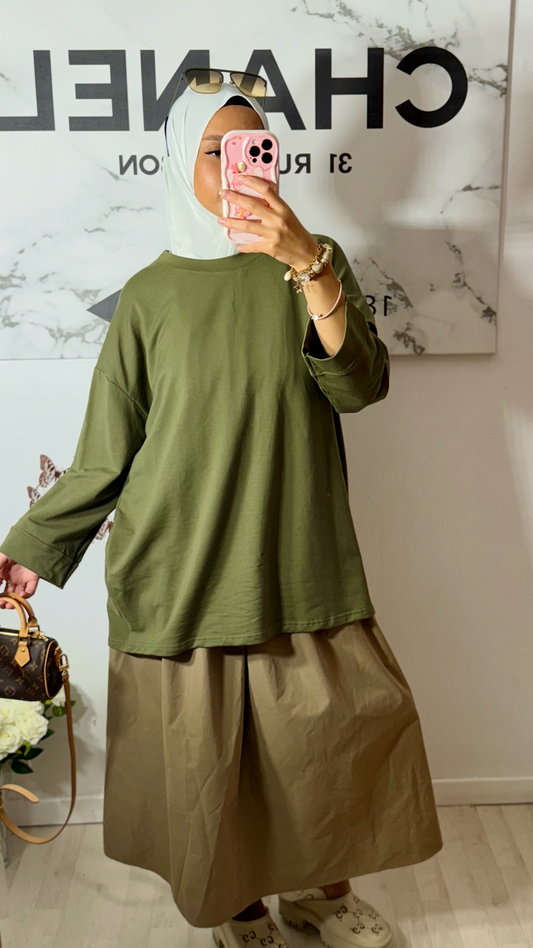 T-shirt Oversize Kaki